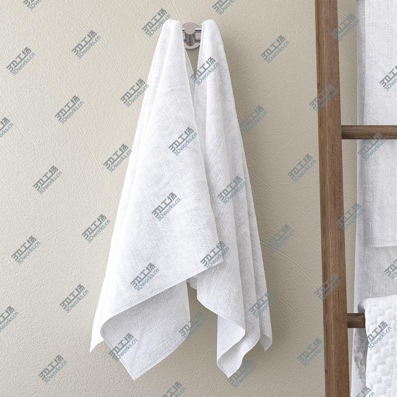 images/goods_img/202104094/3D A set of towels for the bathroom m33 model/5.jpg